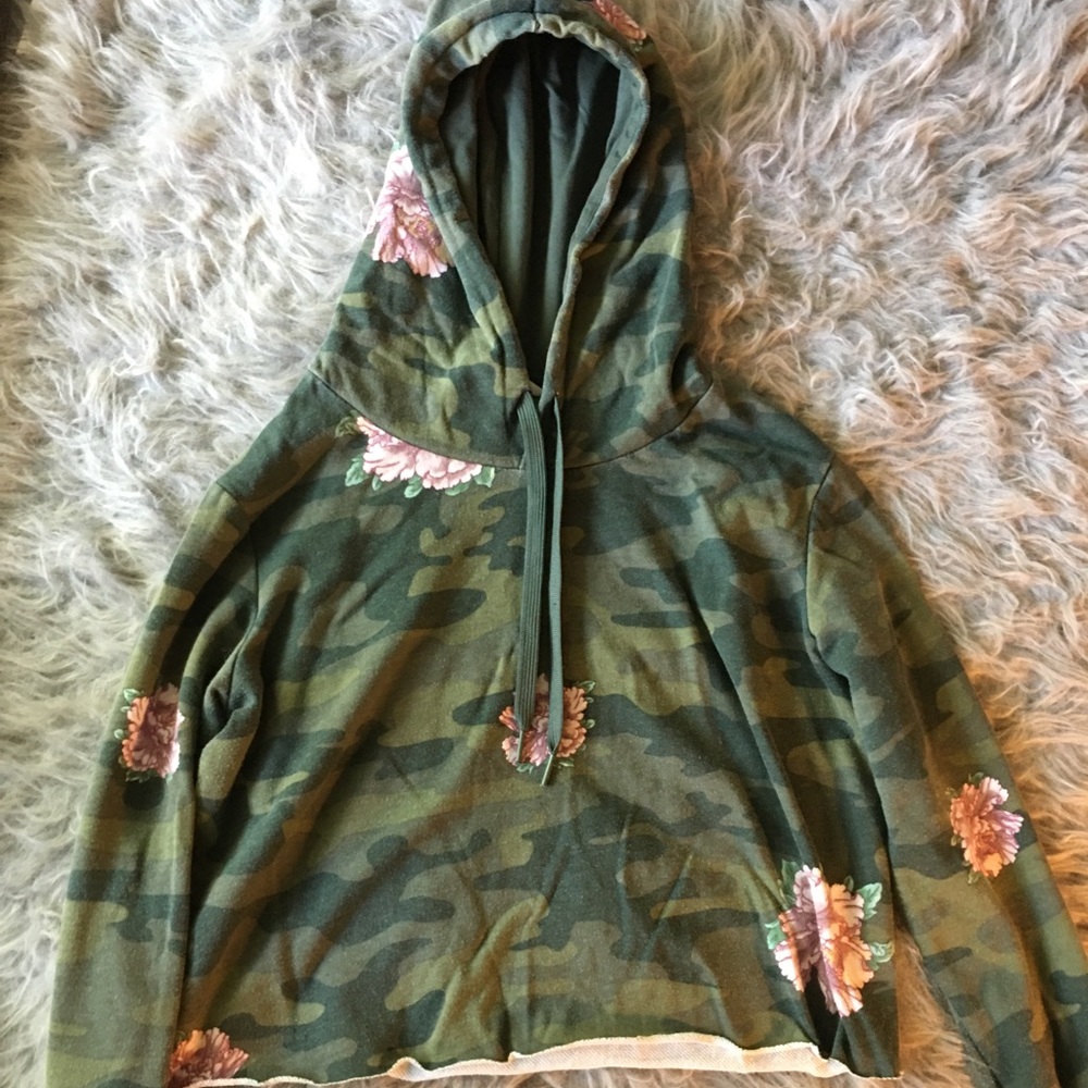 ADAM LEVine  camouflaged hoodie